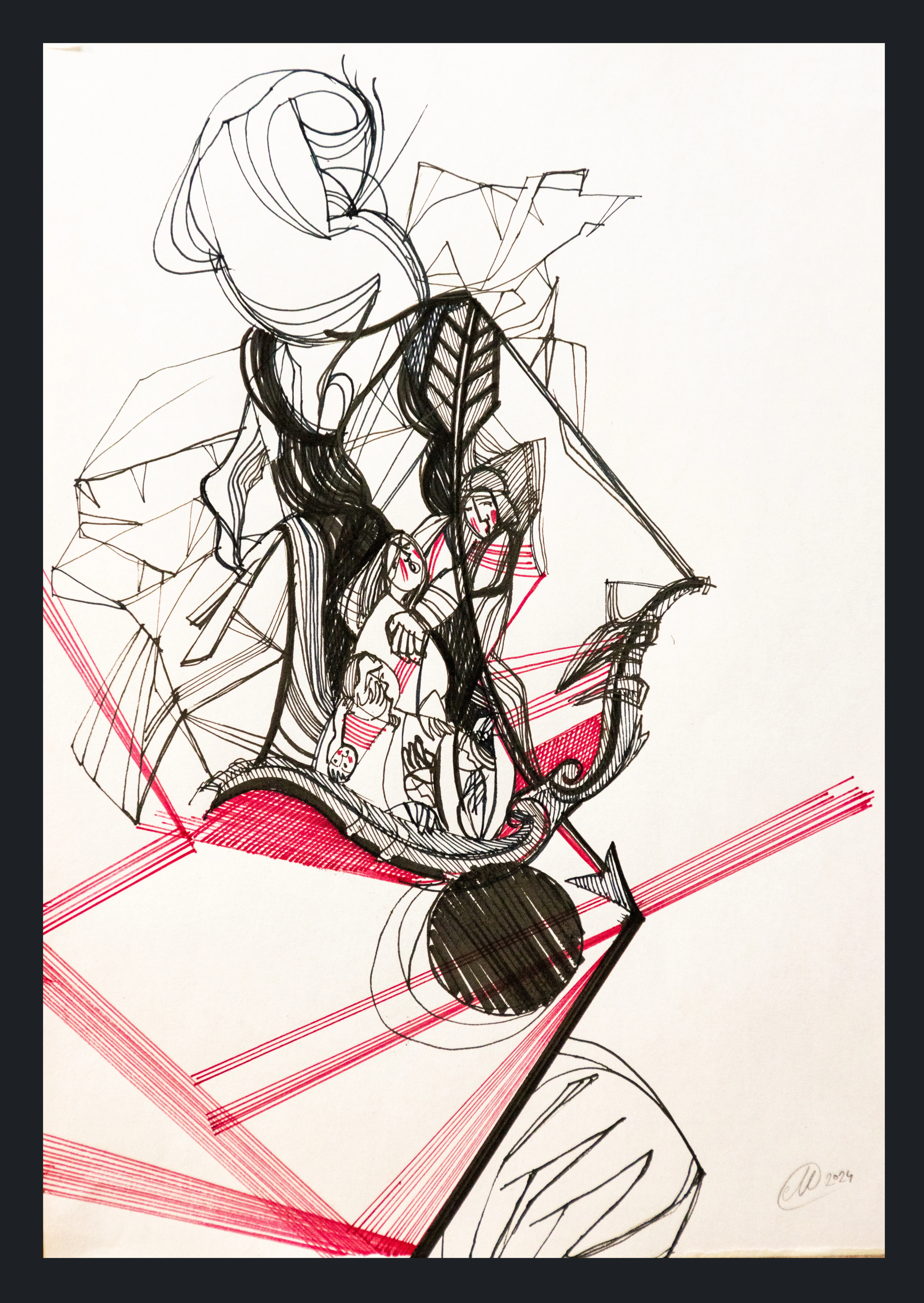 Зображення "Полтава А М" від Андрій Майовець, розмір: 30х21 см., матеріали: папір, лінери , медіум: Графіка, ціна: ₴3000